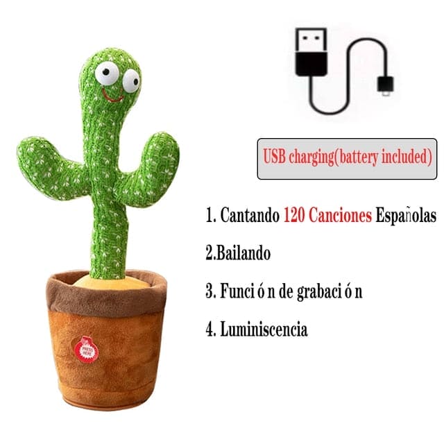 ChatterCactus™: The Lovably Lively Dancing Plush - The Little Big Store