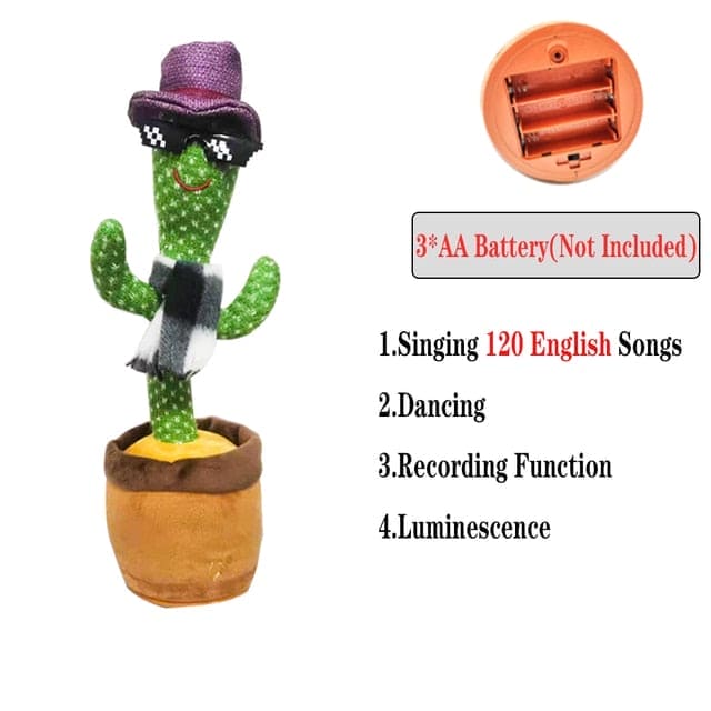 ChatterCactus™: The Lovably Lively Dancing Plush - The Little Big Store