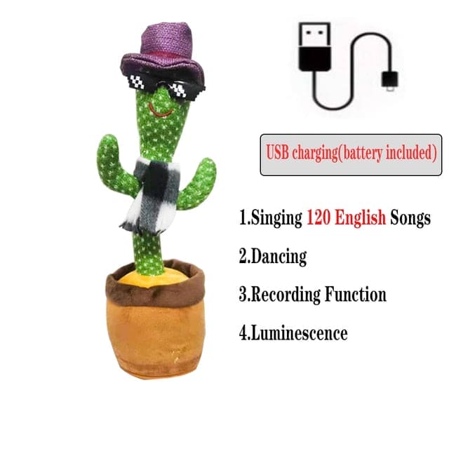 ChatterCactus™: The Lovably Lively Dancing Plush - The Little Big Store