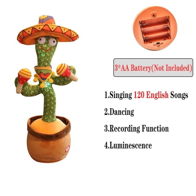 ChatterCactus™: The Lovably Lively Dancing Plush - The Little Big Store