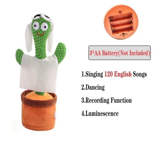 ChatterCactus™: The Lovably Lively Dancing Plush - The Little Big Store