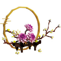 Lunar Blooms: Full Moon Flowers Building Bricks Toy - The Little Big Store