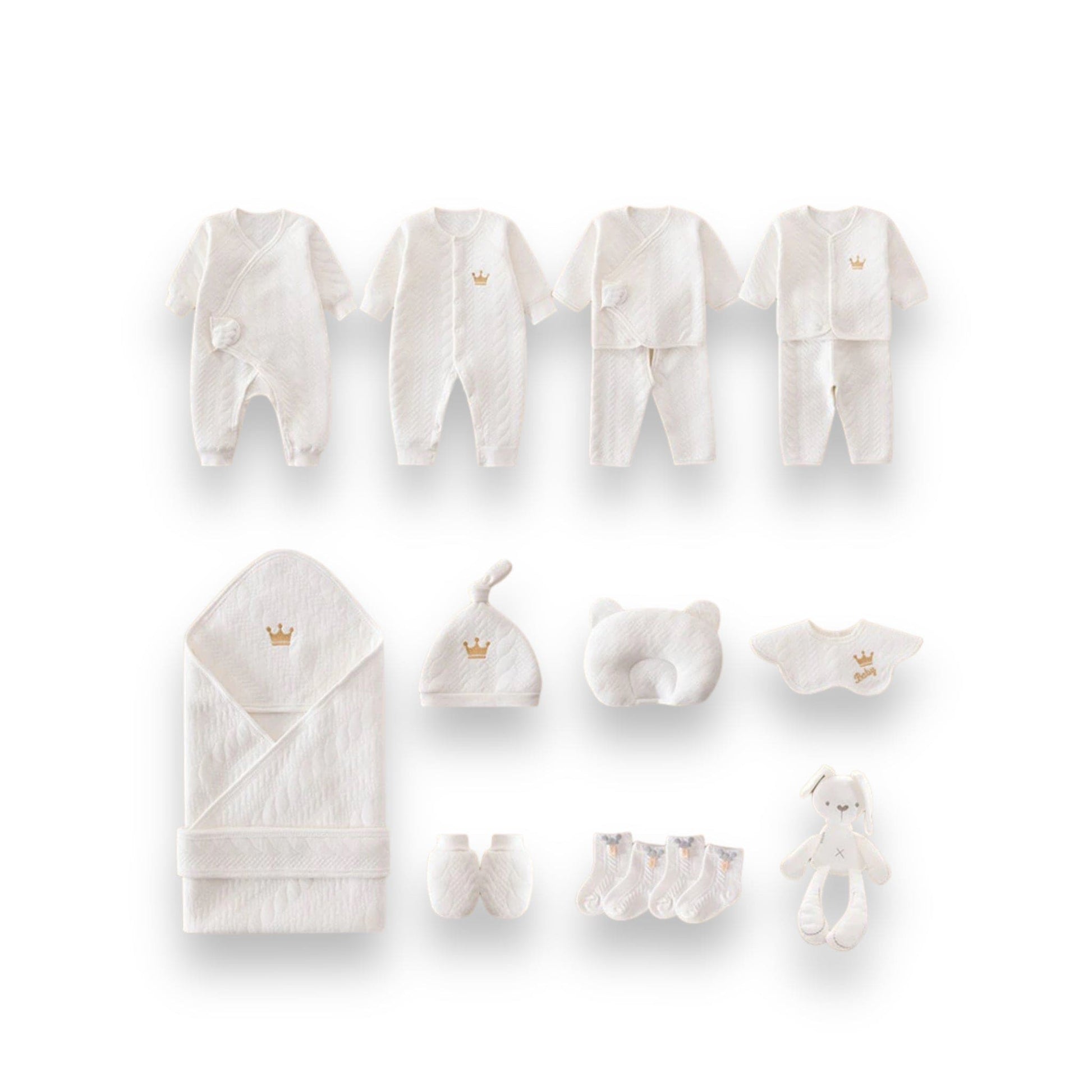 Luxe Arrival: Newborn Baby Essentials Set - The Little Big Store