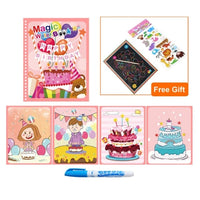 Magic Water Drawing Coloring Book - The Little Big Store