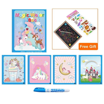Magic Water Drawing Coloring Book - The Little Big Store