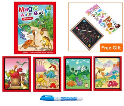 Magic Water Drawing Coloring Book - The Little Big Store