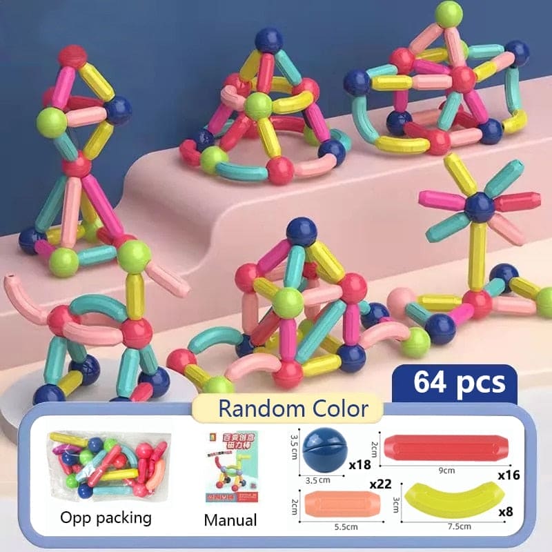 🧲 MagnaBlox™ – Creative Magnetic Building Blocks for Kids 🧒🎨