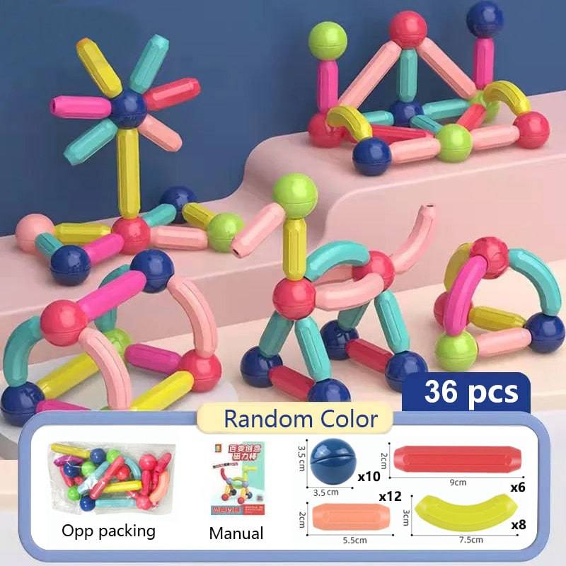 🧲 MagnaBlox™ – Creative Magnetic Building Blocks for Kids 🧒🎨