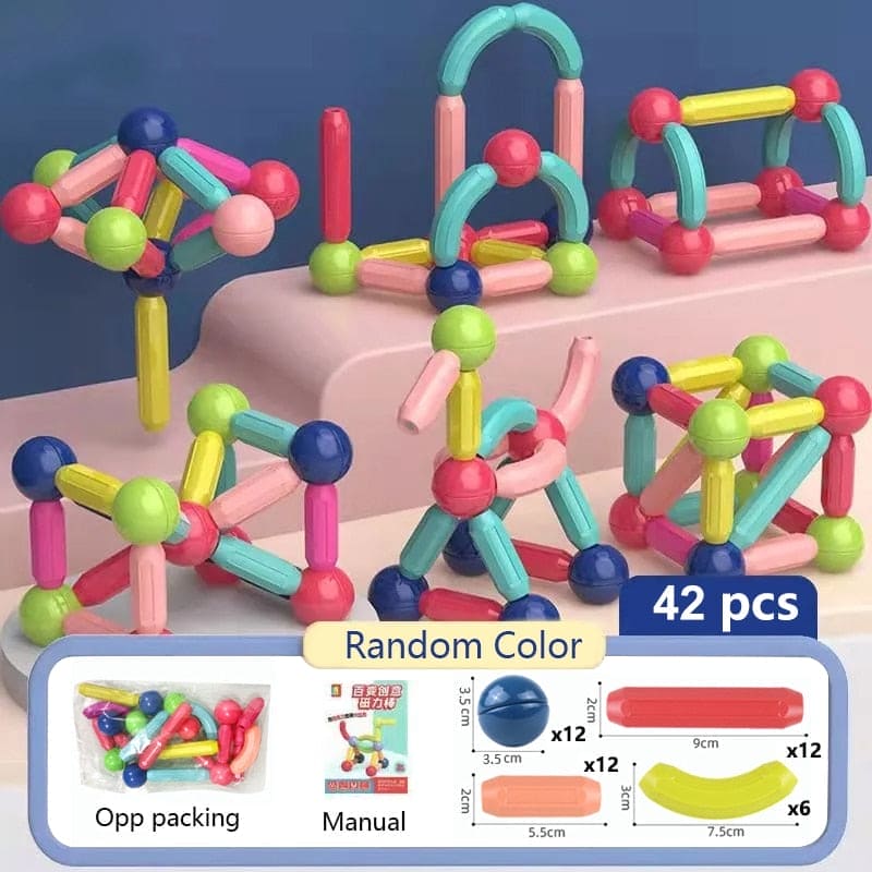 🧲 MagnaBlox™ – Creative Magnetic Building Blocks for Kids 🧒🎨