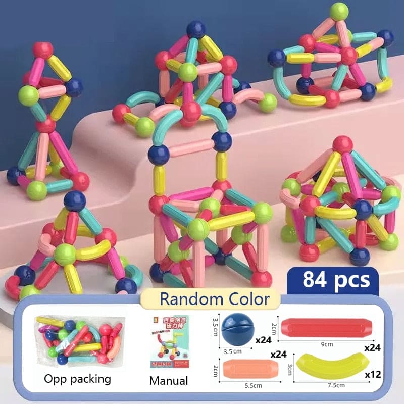 🧲 MagnaBlox™ – Creative Magnetic Building Blocks for Kids 🧒🎨