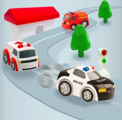 Manual Car Adventure Track Toys - The Little Big Store