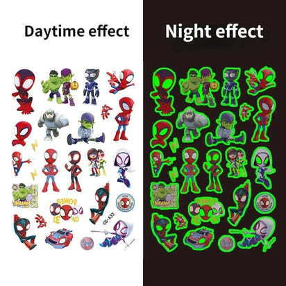 🕷️💥 Marvel Avengers Spiderman Tattoo Stickers: Unleash Your Inner Hero! 💪🎉 - The Little Big Store