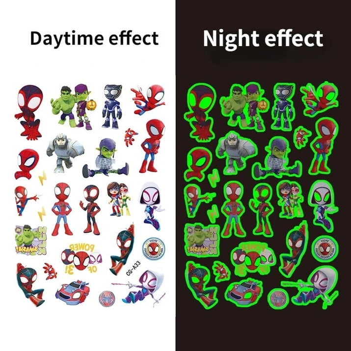 🕷️💥 Marvel Avengers Spiderman Tattoo Stickers: Unleash Your Inner Hero! 💪🎉 - The Little Big Store