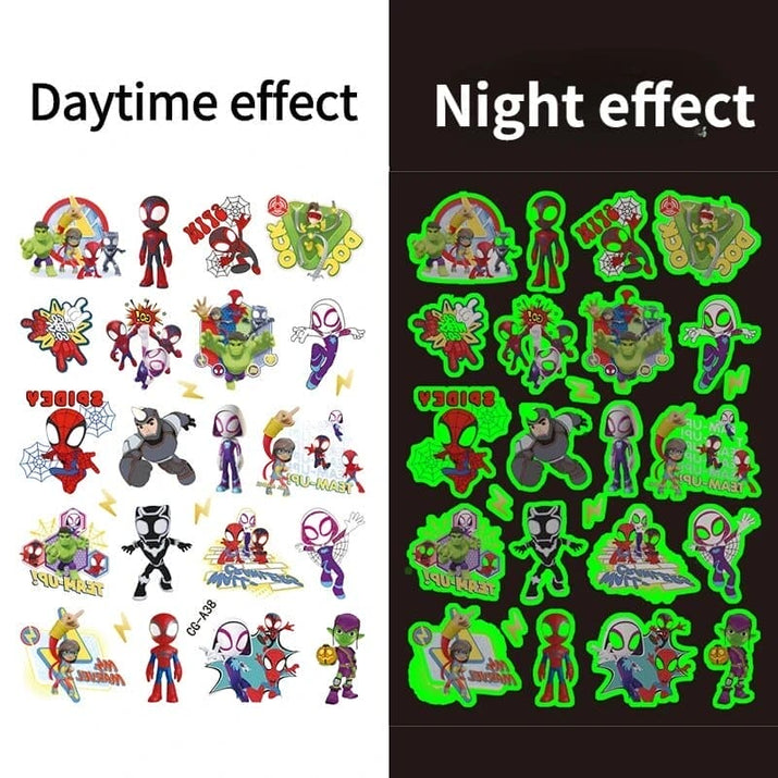 🕷️💥 Marvel Avengers Spiderman Tattoo Stickers: Unleash Your Inner Hero! 💪🎉 - The Little Big Store