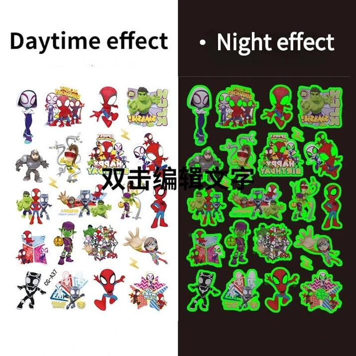 🕷️💥 Marvel Avengers Spiderman Tattoo Stickers: Unleash Your Inner Hero! 💪🎉 - The Little Big Store