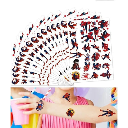 🕷️💥 Marvel Avengers Spiderman Tattoo Stickers: Unleash Your Inner Hero! 💪🎉 - The Little Big Store
