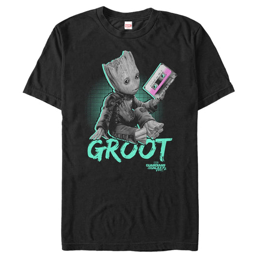 Men's Marvel Neon Baby Groot T-Shirt - The Little Big Store