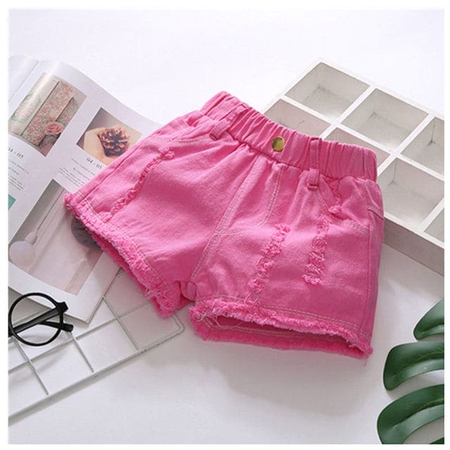 New Western Style Girls Denim Shorts - The Little Big Store
