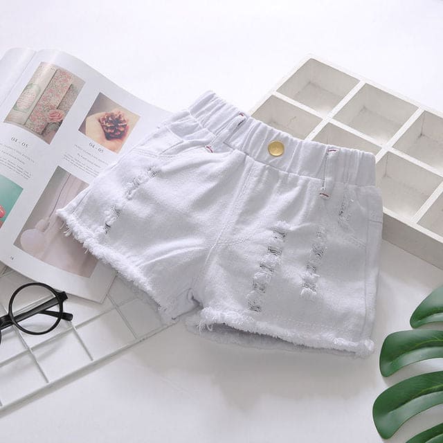New Western Style Girls Denim Shorts - The Little Big Store