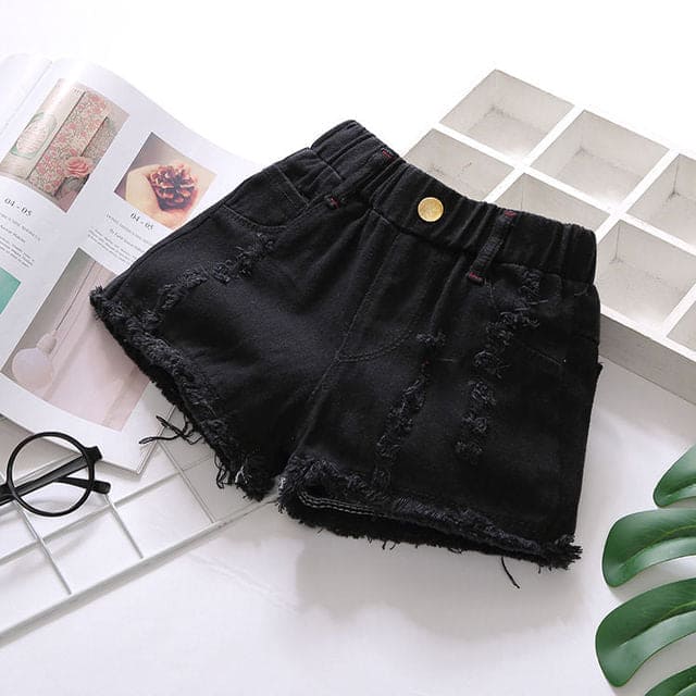 New Western Style Girls Denim Shorts - The Little Big Store