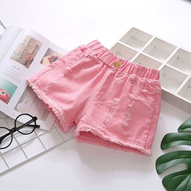 New Western Style Girls Denim Shorts - The Little Big Store