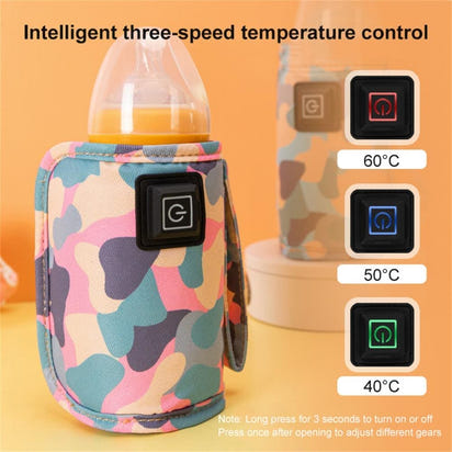 On-the-Go Warmth: Bottle Thermal Warmer Bag for Baby's Comfort - The Little Big Store