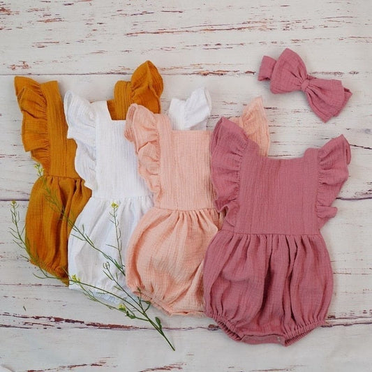 Organic Cotton Summer Baby Girl Clothes - The Little Big Store