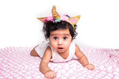 ORGANIC SWADDLE - PINK RAINBOW - The Little Big Store