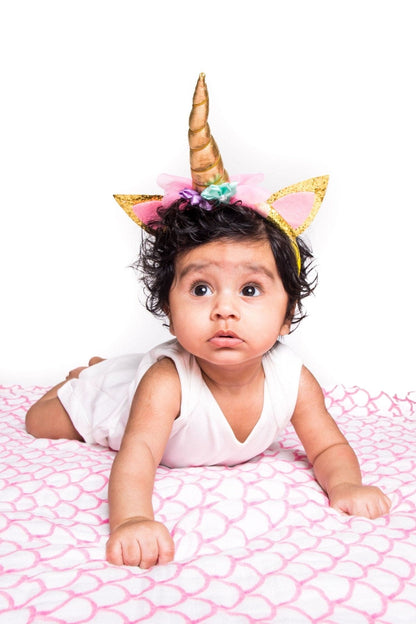 ORGANIC SWADDLE - PINK RAINBOW - The Little Big Store