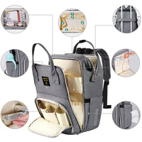 Primary Core Pocket Open Wide Diaper Backpack - The Little Big Store