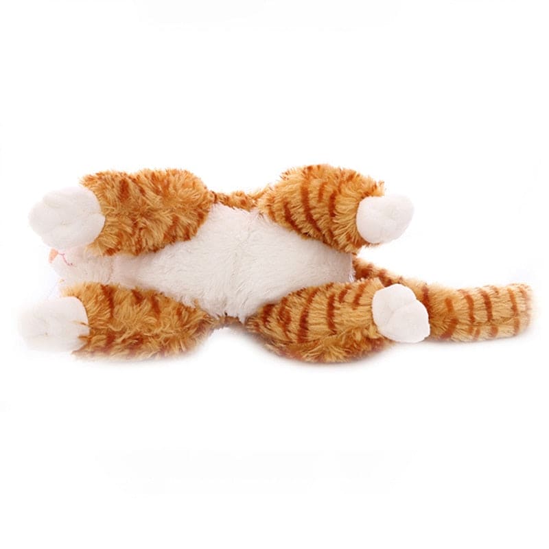 Purr-fect Companionship: New Cute Plush Cat – White & Black Soft Stuffed Toy for Kids, a Cuddly Gift for Boys and Girls! 🐾🎁 - The Little Big Store