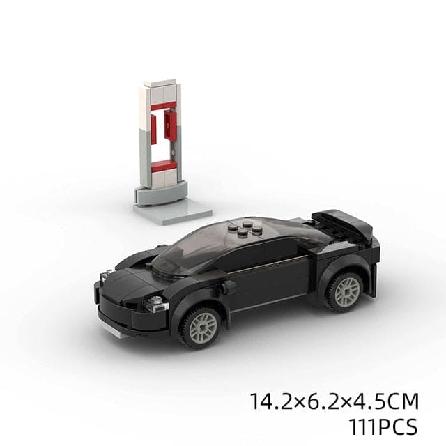 🏎️ Rev Up the Fun: Model Sport Brick Building Block Car Toy 🚀 - The Little Big Store