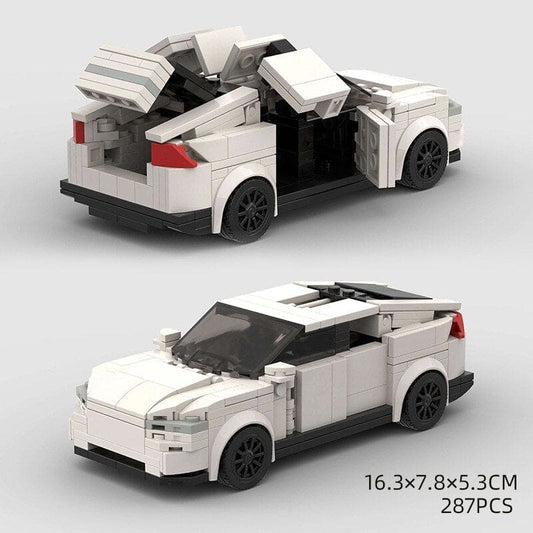 🏎️ Rev Up the Fun: Model Sport Brick Building Block Car Toy 🚀 - The Little Big Store