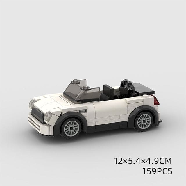 🏎️ Rev Up the Fun: Model Sport Brick Building Block Car Toy 🚀 - The Little Big Store