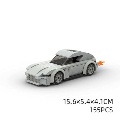 🏎️ Rev Up the Fun: Model Sport Brick Building Block Car Toy 🚀 - The Little Big Store