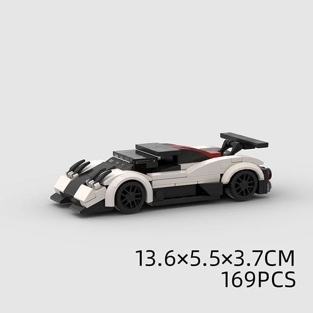 🏎️ Rev Up the Fun: Model Sport Brick Building Block Car Toy 🚀 - The Little Big Store
