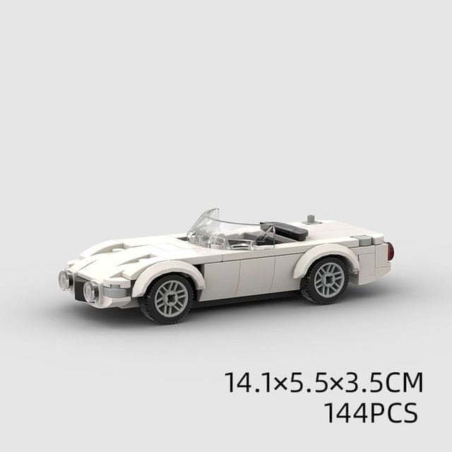 🏎️ Rev Up the Fun: Model Sport Brick Building Block Car Toy 🚀 - The Little Big Store