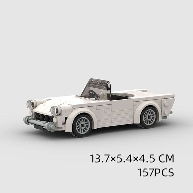 🏎️ Rev Up the Fun: Model Sport Brick Building Block Car Toy 🚀 - The Little Big Store