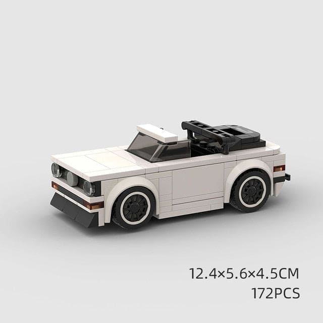🏎️ Rev Up the Fun: Model Sport Brick Building Block Car Toy 🚀 - The Little Big Store