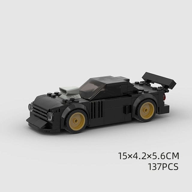 🏎️ Rev Up the Fun: Model Sport Brick Building Block Car Toy 🚀 - The Little Big Store