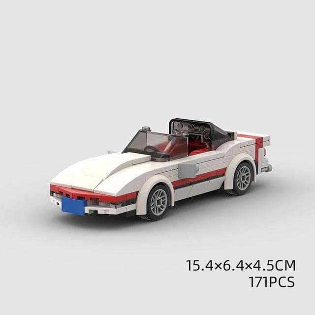 🏎️ Rev Up the Fun: Model Sport Brick Building Block Car Toy 🚀 - The Little Big Store