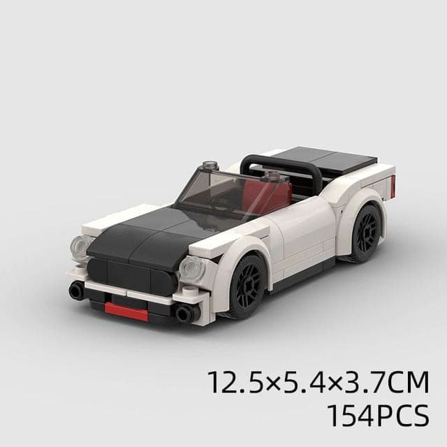 🏎️ Rev Up the Fun: Model Sport Brick Building Block Car Toy 🚀 - The Little Big Store