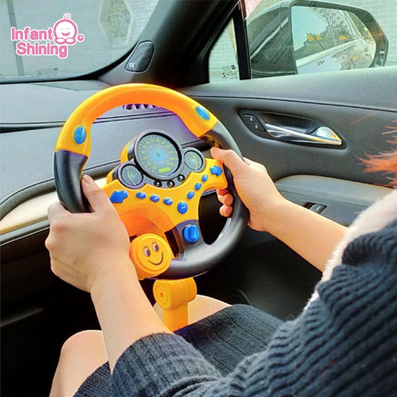 Revved Up Fun: Simulation Steering Wheel Toy
