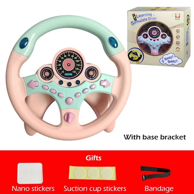 Revved Up Fun: Simulation Steering Wheel Toy
