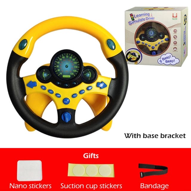 Revved Up Fun: Simulation Steering Wheel Toy