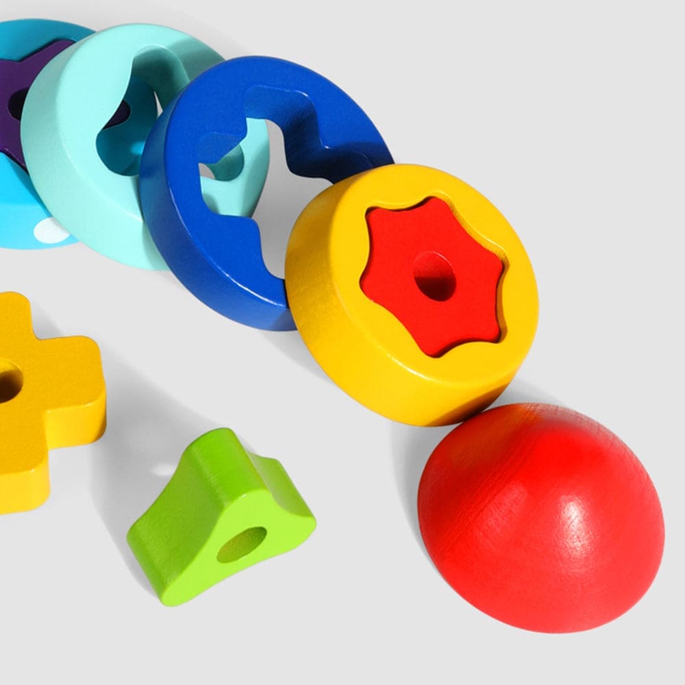 🚀 Rocket Discovery: Wooden Sorting Toy for Little Explorers - The Little Big Store