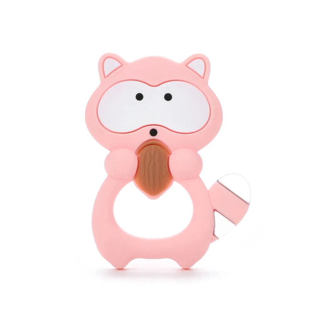 Silicone Giraffe Baby Teether: The Perfect Animal Teething Toy for Newborns - Care, Comfort, and Fun in One! - The Little Big Store