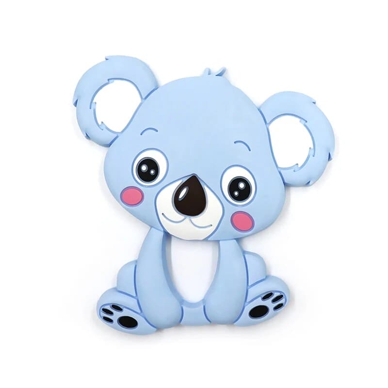 Silicone Giraffe Baby Teether: The Perfect Animal Teething Toy for Newborns - Care, Comfort, and Fun in One! - The Little Big Store
