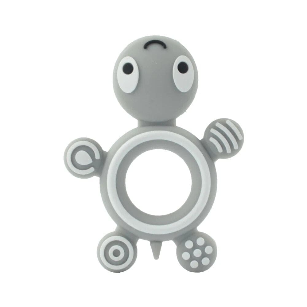 Silicone Giraffe Baby Teether: The Perfect Animal Teething Toy for Newborns - Care, Comfort, and Fun in One! - The Little Big Store