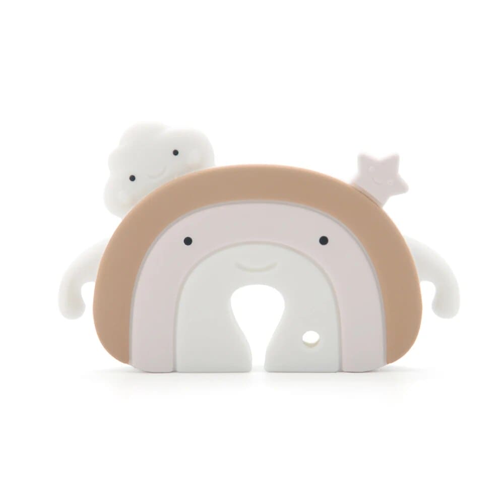 Silicone Giraffe Baby Teether: The Perfect Animal Teething Toy for Newborns - Care, Comfort, and Fun in One! - The Little Big Store